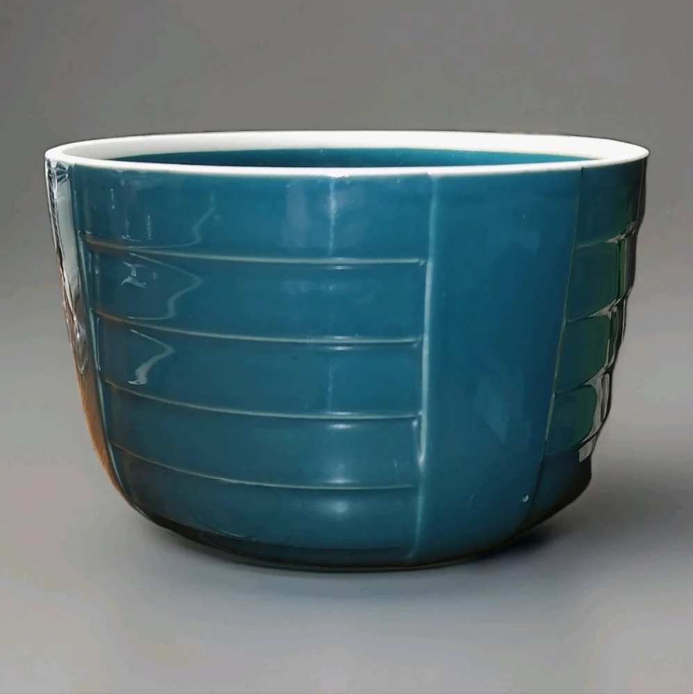 MCM Hall China x Hotpoint Refrigerator Bowl Dark Teal 6